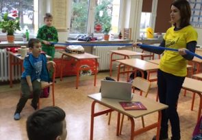 Spotkanie w szkole w Mielnie
