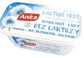 Waniliowe lody bez laktozy 1 l/500 g - ANITA