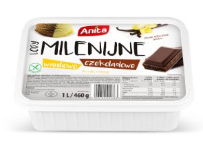 Lody milenijne waniliowo-czekoladowe 1 l/460 g - ANITA
