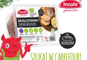Bezglutenowy chleb wegański – nowość firmy Incola