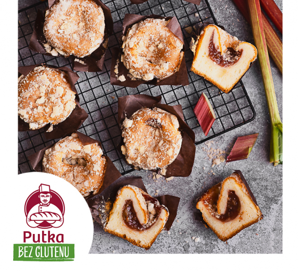 Nowy produkt Putki – muffinka z rabarbarem