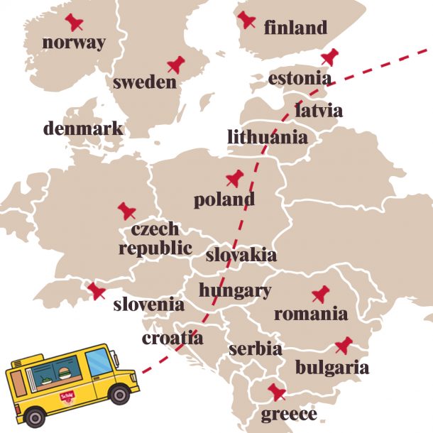 Food Truck Schära w czerwcu i lipcu w Polsce