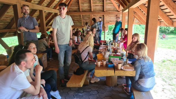 Piknik rodzinny z okazji Dnia Dziecka w Lesie Łagiewnickim