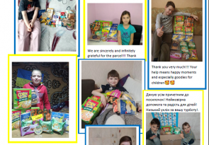 Dzieci z Ukrainy obdarowane paczkami_2