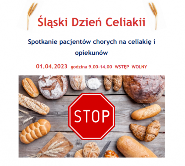 Śląski Dzień Celiakii – 1 kwietnia 2023 w Katowicach