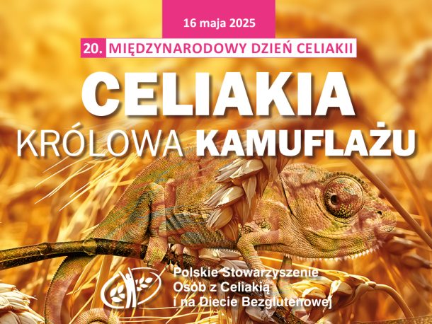 Webinar pt. „Celiakia – królowa kamuflażu” z okazji 20. Międzynarodowego Dnia Celiakii